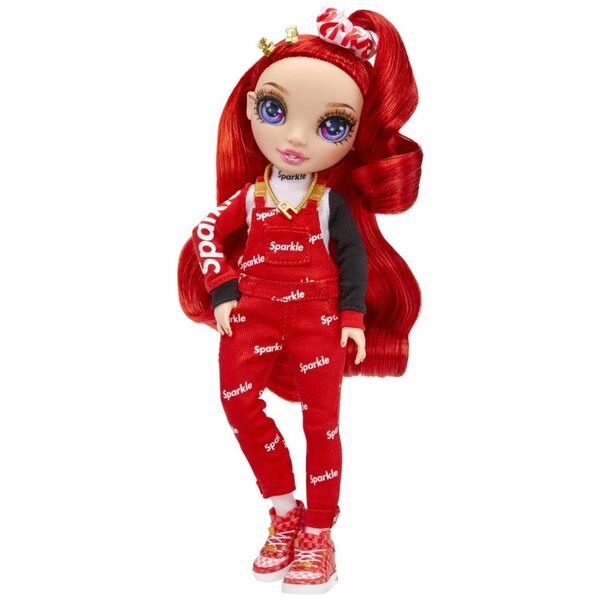 Bambola Rainbow High Ruby Anderson con abbigliamento, accessori e posabilità