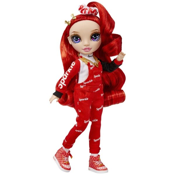 Bambola Rainbow High Ruby Anderson con abbigliamento, accessori e posabilità