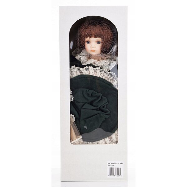 Figurina Porcellana Collezionabile Bambola Decorativa 44x28x33 Artpol