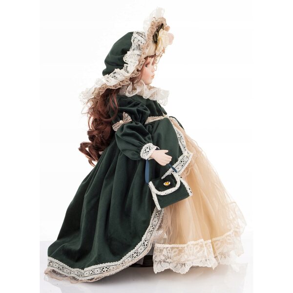 Figurina Porcellana Collezionabile Bambola Decorativa 44x28x33 Artpol