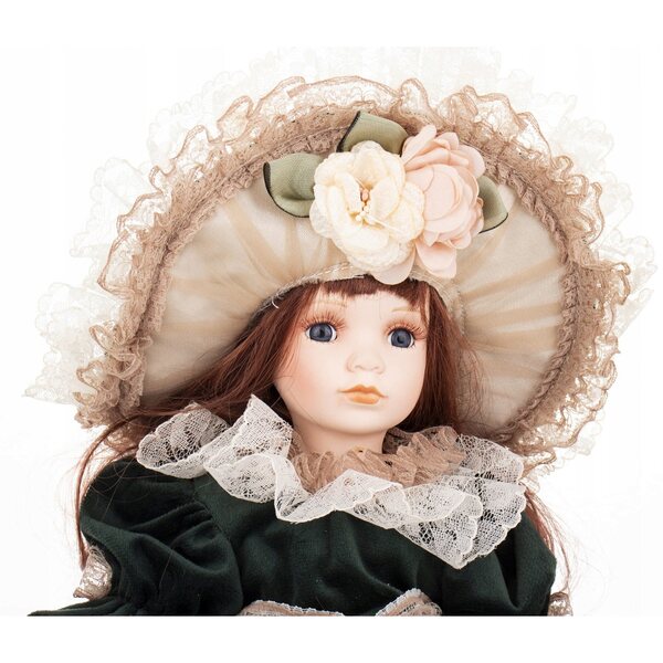 Figurina Porcellana Collezionabile Bambola Decorativa 44x28x33 Artpol