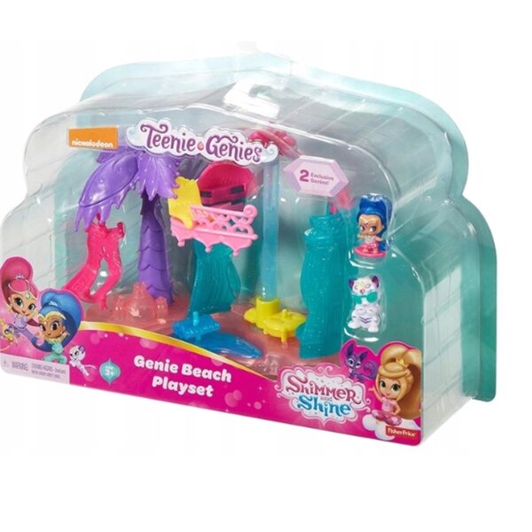 Shimmer e Shine Spiaggia Magica Fisher-Price 14 cm per Bambini 3+