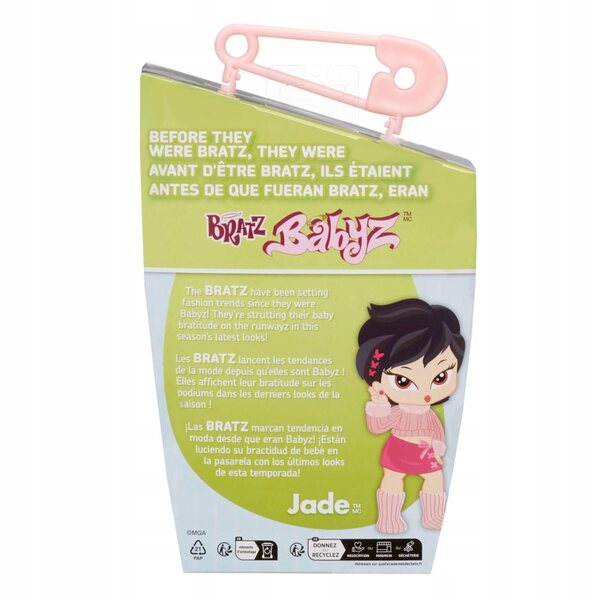Bratz Babyz Runwayz Jade stilvolle Modepuppe für Kinder ab 7 Jahren