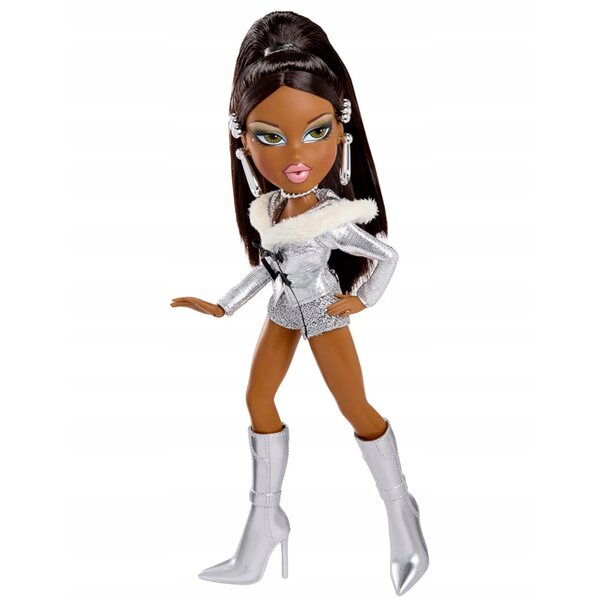 Bratz Charmz Sasha – Modepuppe mit Sammelarmband für Kinder ab 6 Jahren
