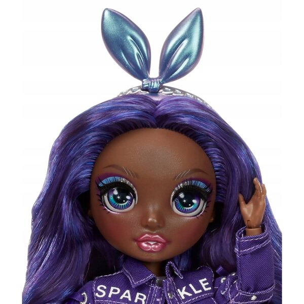 Laletta Rainbow High Krystal Bailey Violet Serie 2 mit Modeaccessoires