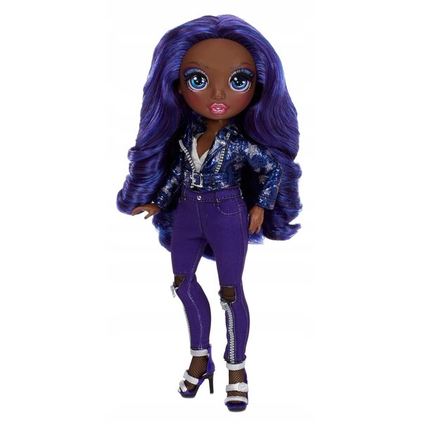 Laletta Rainbow High Krystal Bailey Violet Serie 2 mit Modeaccessoires