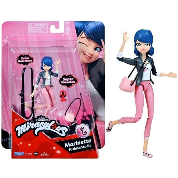 Bambola Miraculous Marinette 12 cm con Accessori - Playmates Toys
