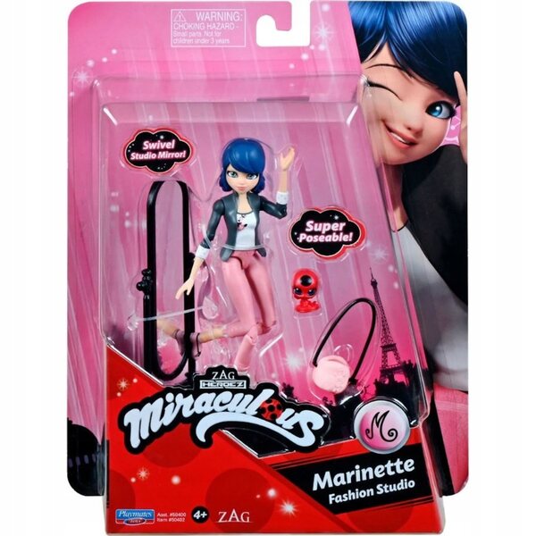 Bambola Miraculous Marinette 12 cm con Accessori - Playmates Toys