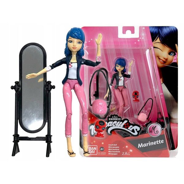 Bambola Miraculous Marinette 12 cm con Accessori - Playmates Toys