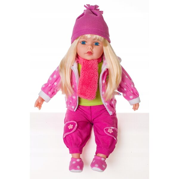 Große 60 cm große, weiche, realistische Babypuppe, spricht und singt 5 Lieder