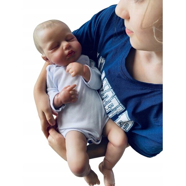 Lalola Reborn Baby Girl 50 cm realistisch mit komplettem Zubehör und Zertifikat