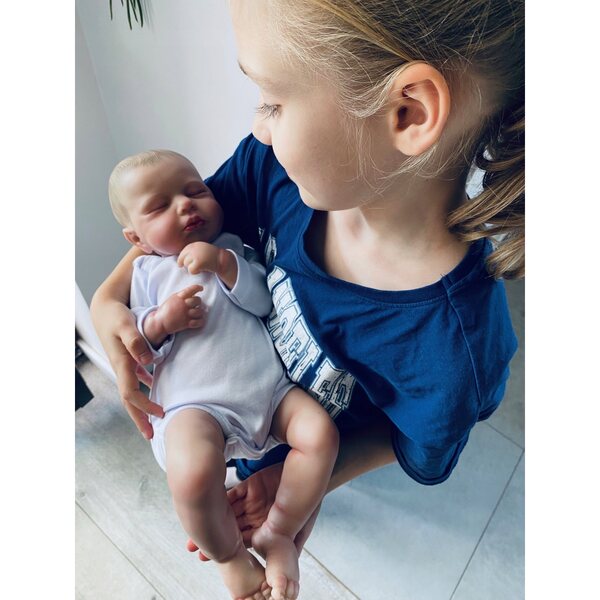 Lalola Reborn babymeisje 50 cm realistisch met complete accessoires en certificaat