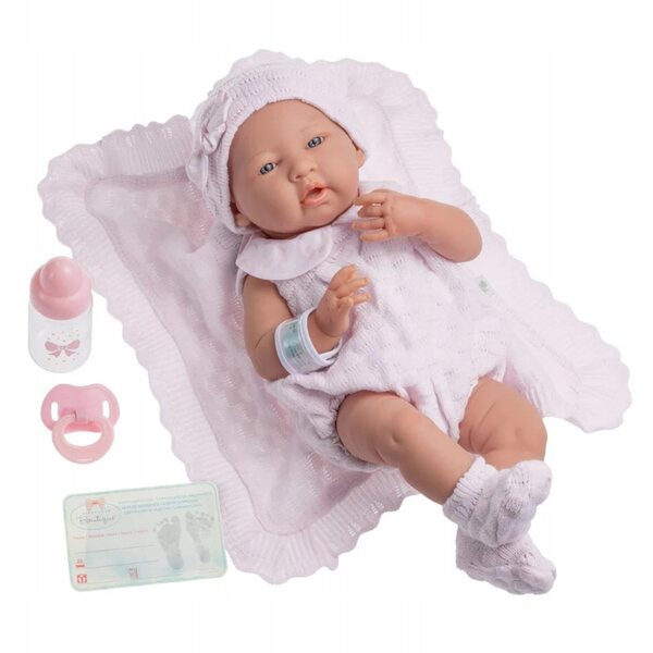 Bambola spagnola Berenguer Rosa 38 cm - Bambola di alta qualità per bambini 2+