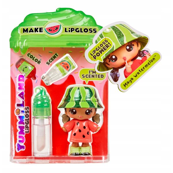 Yummiland Maya Watermelon: ароматизирана кукла с персонализиран гланц за устни