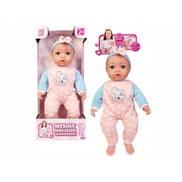 Bambola Neonato Morbida 45 cm con Suoni Realistici per Bambini dai 24 Mesi