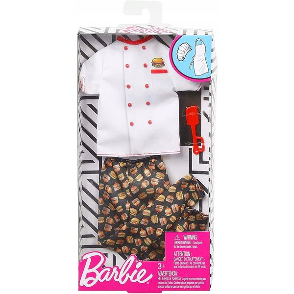 Mattel Barbie Ubranka Ken Kariera Set Thematische kleding met originele accessoires