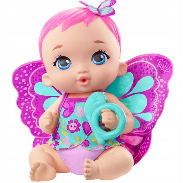 Mattel My Garden Baby Bobasek-Motylek con ali morbide e accessori per bimbi 2+