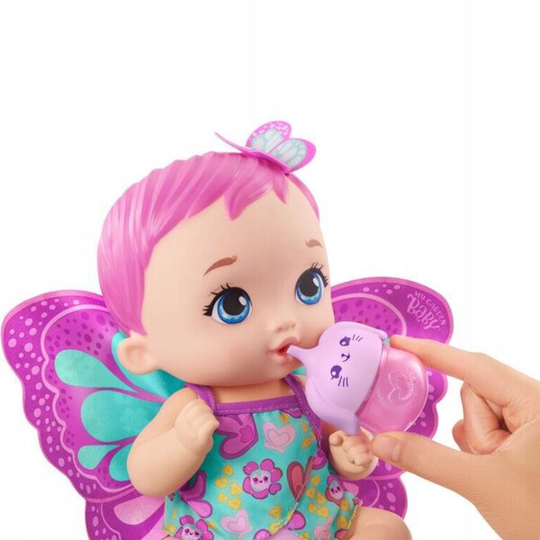 Mattel My Garden Baby Bobasek-Motylek con ali morbide e accessori per bimbi 2+
