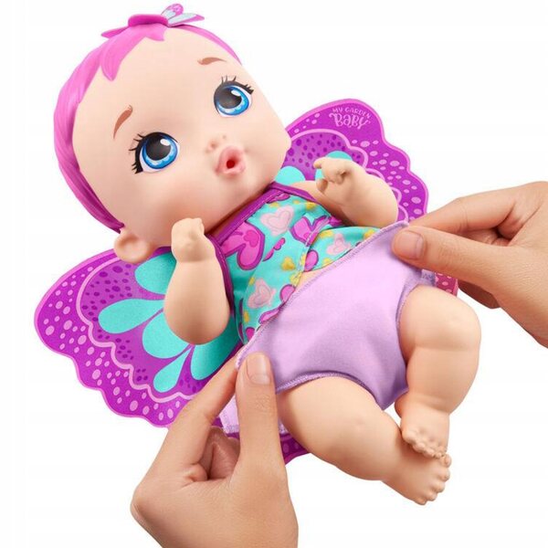 Mattel My Garden Baby Bobasek-Motylek con ali morbide e accessori per bimbi 2+