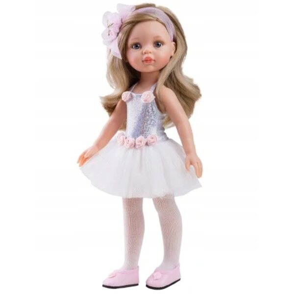 Bambola Paula Reina Carla Ballerina 32 cm - Realistica e Profumata alla Vaniglia