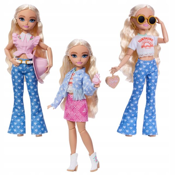 Barbie Dream Besties Malibu mit Kleidung und Accessoires für Kindermodefestivals