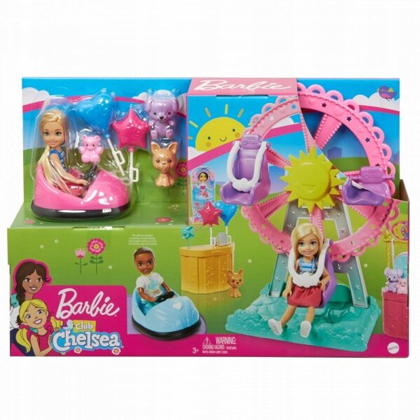 Barbie Chelsea Vergnügungspark Mattel – Spielset für Kinder ab 3 Jahren