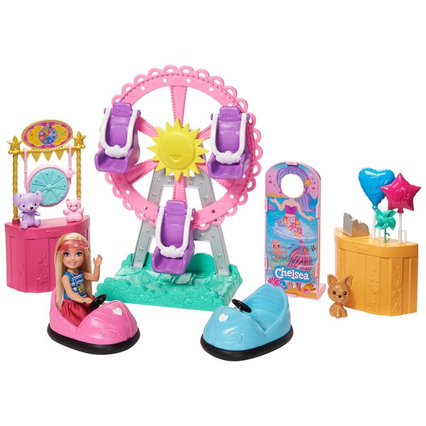 Barbie Chelsea Vergnügungspark Mattel – Spielset für Kinder ab 3 Jahren