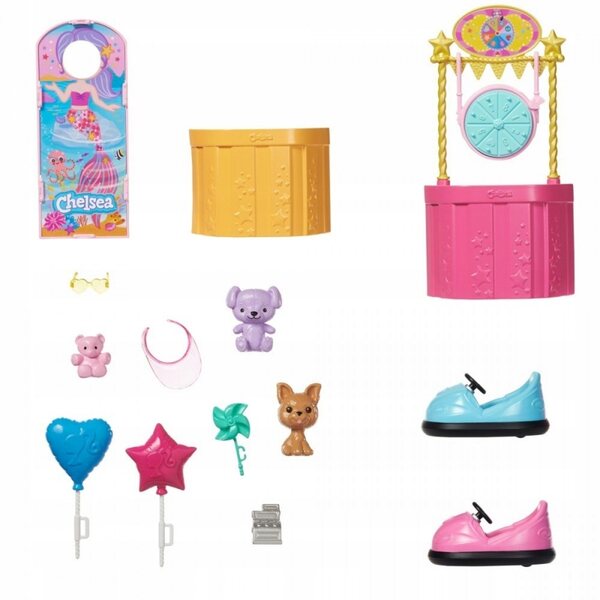 Barbie Chelsea Vergnügungspark Mattel – Spielset für Kinder ab 3 Jahren