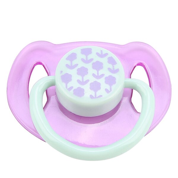 Magnetisch speenspeeltje voor herboren babypoppen paars