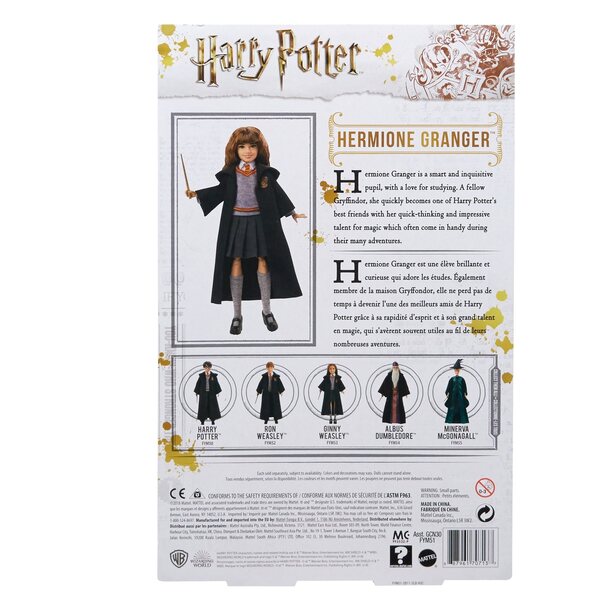 Laletta Hermine Granger Mattel 26 cm – Harry Potter und die Kammer des Schreckens