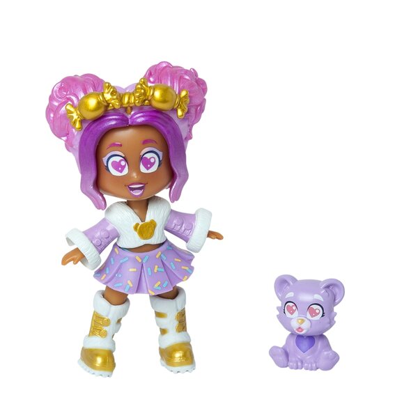 KookyLoos Pets Party Lucy: bambola emozioni 3 espressioni 3in1 con animale