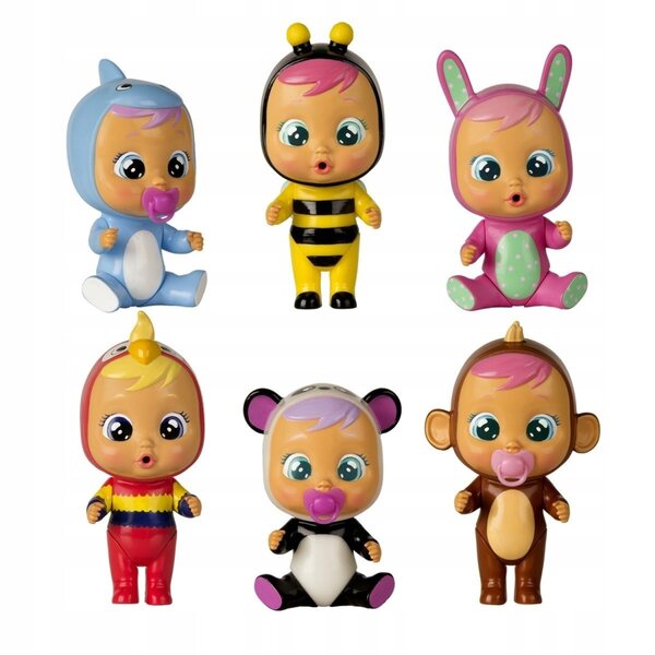 Cry Babies TM Toys 14 cm große Puppe mit echten Tränen und personalisierten Accessoires