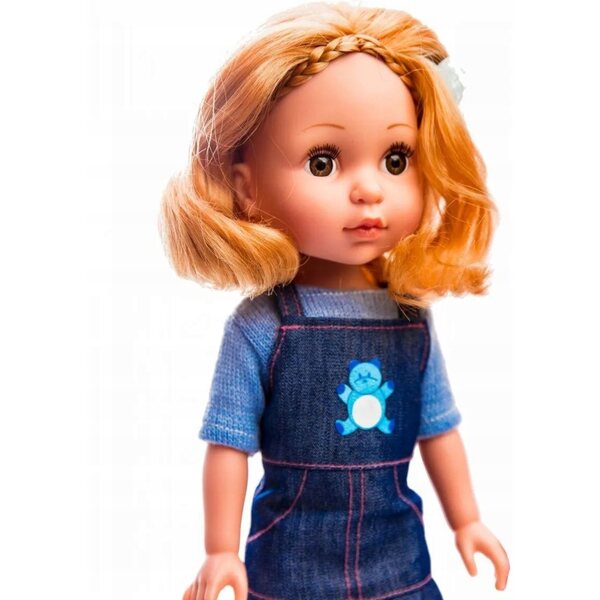 Bambola Madzia Mingming Girls 34 cm con pettine - perfetta per bambini dai 3 anni in su