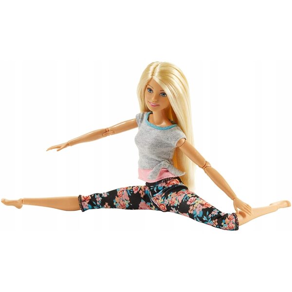 Barbie Made To Move 32 cm große Puppe mit 22 Artikulationspunkten und moderner Kleidung