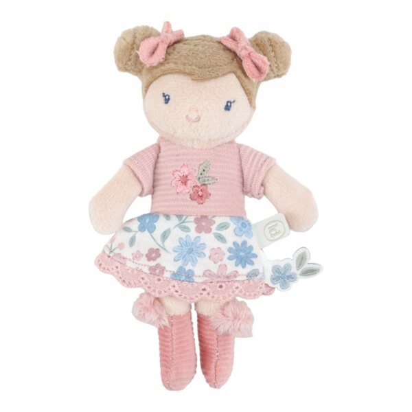 Little Dutch Doll Rosa 10 cm – Morbida bambola con vestito a fiori per bimbi piccoli