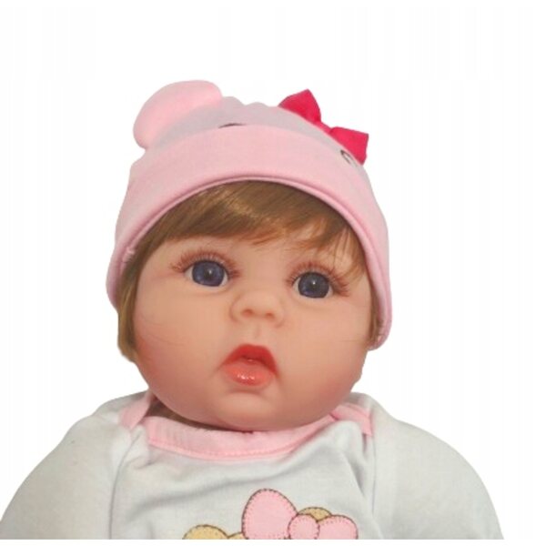 Bambola Reborn Keiumi 55 cm - Bambolina realistica con vestiti rosa