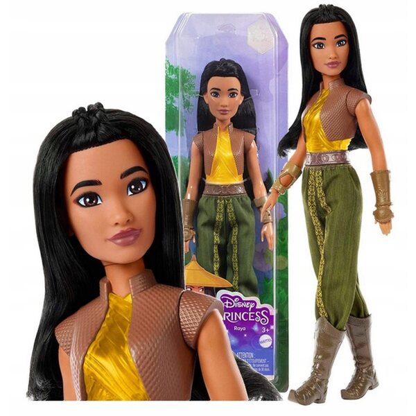 Bambola Disney Principessa Raya Mattel 29 cm con vestito scintillante e accessori