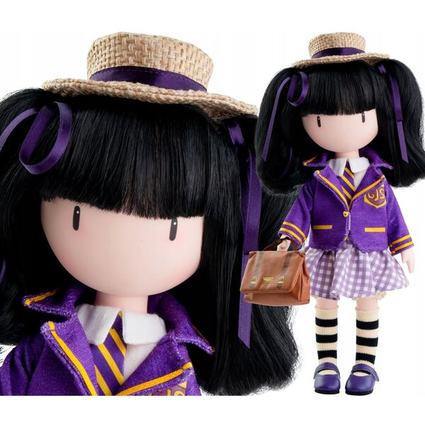 Gorjuss Santoro School Girl Puppe 32 cm – hochwertige spanische Puppe