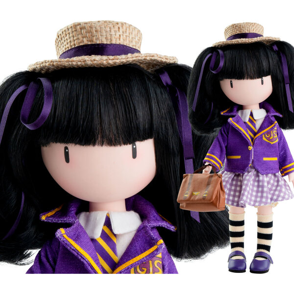 Gorjuss Santoro School Girl Puppe 32 cm – hochwertige spanische Puppe