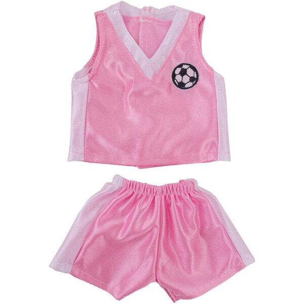 18-Zoll-Puppenkleidung – 2-teiliges rosa Sportbekleidungsset