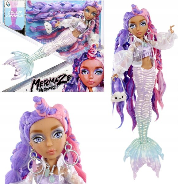 Mermaze Mermaidz Kishiko – Meerjungfrau-Puppe mit farbwechselndem Schwanz 4+