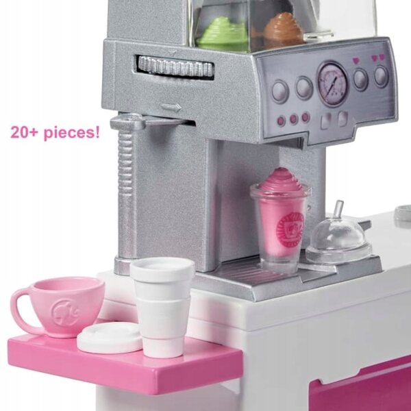 Barbie Set Café – Spielset mit Puppe und Zubehör