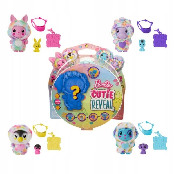 Zwierzaki kolorowe sny Barbie Cutie Reveal con mini sorpresa inclusa