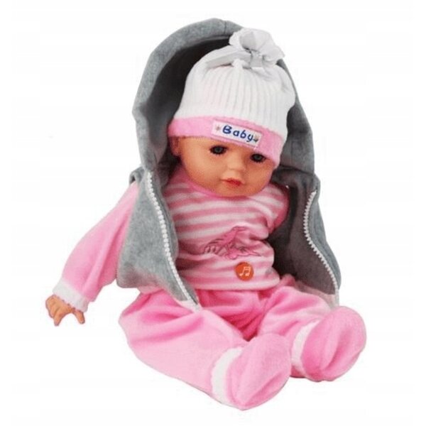 Agatka Adar Puppe, 35 cm, mit Sound und Waschmaschine für Kinder ab 3 Jahren