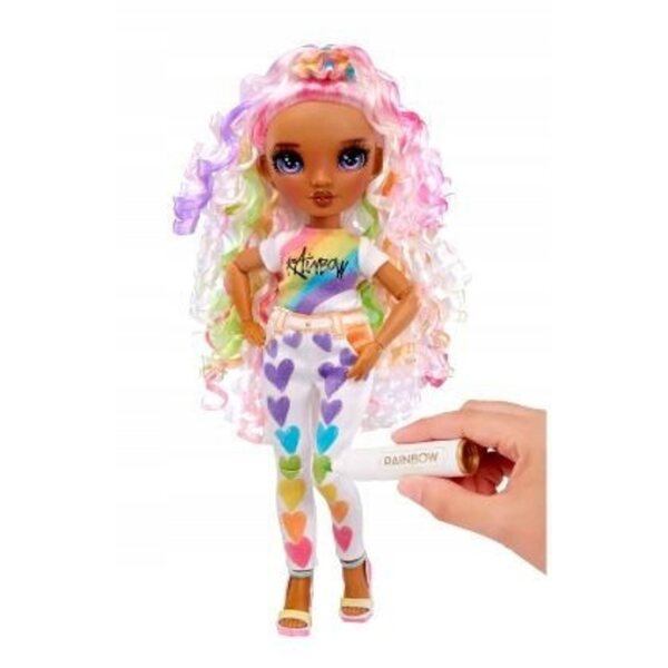 Rainbow High Color Doll - Bambola Creativa con Capelli da colorare e Accessori