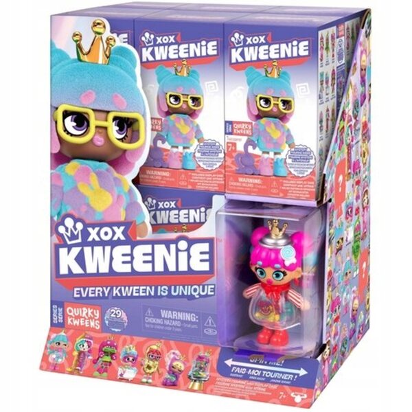 Figurina XOX Kweenie Quirky Mystery Kweens – collezione limitata per bambini 7+