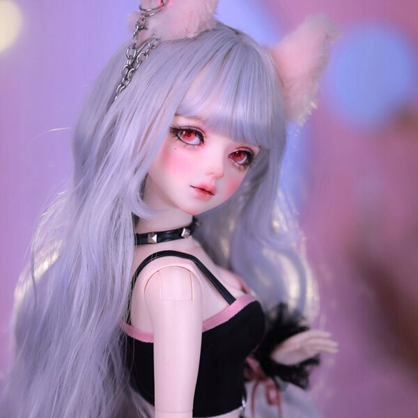 56 cm große 1/3-BJD-Puppe mit beweglichem Körper, inklusive Make-up und Kleidung