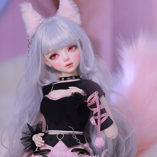 56 cm große 1/3-BJD-Puppe mit beweglichem Körper, inklusive Make-up und Kleidung