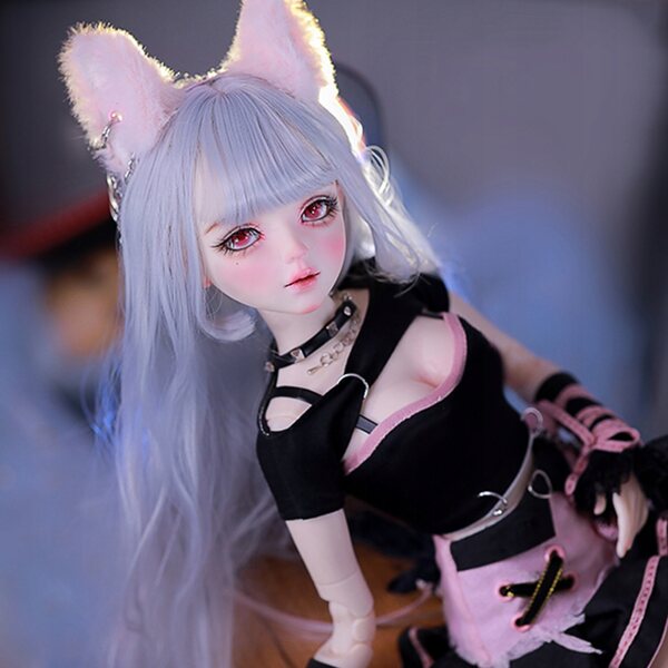 56 cm große 1/3-BJD-Puppe mit beweglichem Körper, inklusive Make-up und Kleidung
