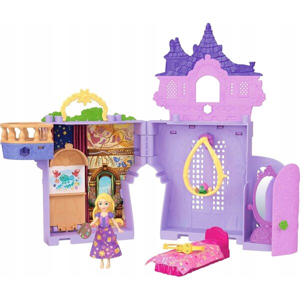 Mattel Disney Rosaspunzel dukkehus med figur og tilbehør